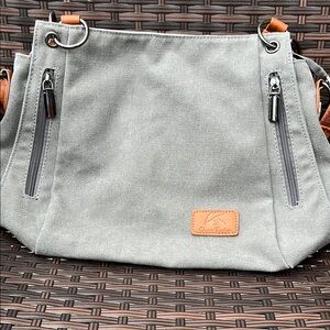 Canvas Gray HandBag
